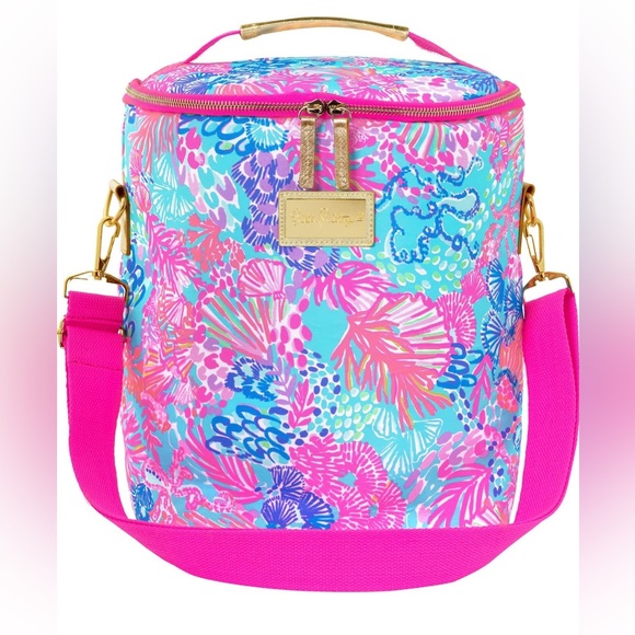 Lilly Pulitzer Insulated Soft Beach Cooler with Adjustable/Removable Strap - Picture 1 of 5